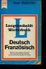 Langenscheidt Wörterbuch Deutsch-Französisch. Hartig Paul