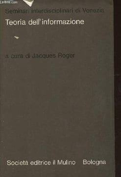 La teoria dell'infromazione. Roger Jacques