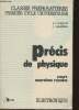 Précis de physique: Electronique- Classes préparatoires 1er cycle universitaire. Queyrel J.L., Mesplede J.