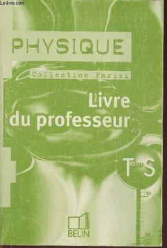 Physique Term S- Livre du professeur. Blanc François,Bourdin Pierre,Chapelain Dimitri