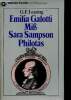 "Emilia Galotti - Miss Sara Samspon - Philotas (Collection ""Klassiker"", n°7565)". Lessing G. E.