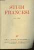 Studi Francesi, n°57, Anno XIX, Fascicolo III, Settembre-Dicembre 1975 : L'âge de Catherine de Médicis, par M. Françon - Le personnage du pédant chez ...