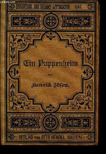 "Ein Puppenheim (Collection ""Bibliothek der Gesamt-Litteratur"", n°597)"