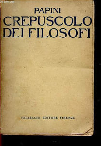 Il crepuscolo dei filosofi. 4e édition