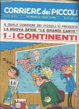Corriere dei Piccoli, anno LX, n°17, 28 aprile 1968 : Dan Cooper : Le folgori d'oro - Tommy River a Gettysburg, par M. Milani - Michel Vaillant : Il ...