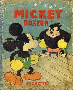 Mickey Boxeur. Walt Disney
