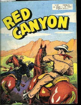 Red Canyon - mensuel n°20 - Le foulard bleu. André Gosselin - Guy Forez