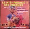pochette disque vinyle 33t // Le hit parade des enfants vol.4. Les petits chanteurs du Rock