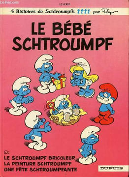 Le bébé Schtroumpf. Peyo - Yvan Delporte