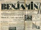 Benjamin, le premier grand hebdomadaire pour la jeunesse - année 1934 - hebdomadaires du n°224 à 227 + 237 + 244 + 245 + 247 + 248 du 22 février 1934 ...