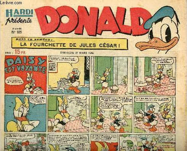 Donald (Hardi présente) - n° 105 - 27 mars 1949 - Daisy est voyante