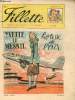 Fillette, nouvelle série - année 1950 - n°181 à 215 + 218 à 227 + 229 à 232 - du 5 janvier au 28 décembre 1950 - incomplet - Yvette le Mesnil hôtesse ...