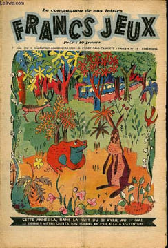 Francs-Jeux - n° 23 - 1er mai 1947 - Fête des mères par Costes - Fête du travail - L'ile magique par Cézard - La route d'Honolulu par G Dupé - En ...