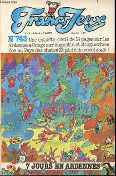 Francs-Jeux - année 1979 - n°743 à 747/748- du 15 avril au 15 juin 1979 - Enquête-éveil, grains de sel - L'avion des gosses en corse - Spécial six ...