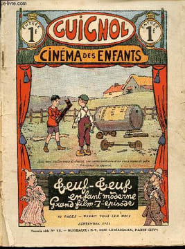 Guignol - nouvelle série - n° 12 - Septembre 1921 - TeufTeuf Enfant Moderne, Invente un réveil-matin, un tracteur automobile et un epoudre fortifiante ...