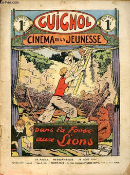 Guignol - nouvelle série - n° 34 - 308e livraison - 26 août 1934 - la mystérieuse voix par Pierre d'Amerot - La route de la peur par René Louys - Dans ...
