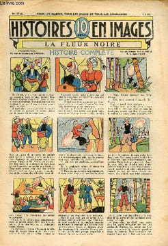 Histoires en images - n° 1744 - 7 juillet 1936 - La fleur noire par J. Ossip. Collectif