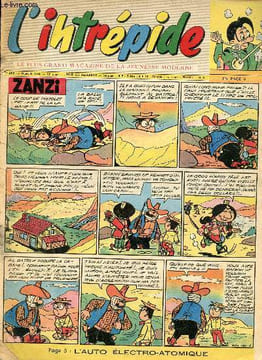 L'intrépide - nouvelle série - n° 496 - 30 avril 1959 - Karl Schranz par André Chassaignon - Monsieur Farfelu - Un bateau-pompe par Christian Tavard - ...