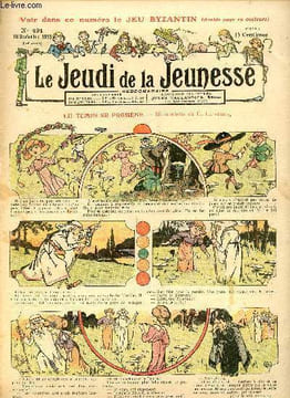 Le jeudi de la jeunesse - n° 491 - 18 septembre 1913 - Le temps se promène par Lajarrige - Monsieur Bémol par Moustic - Sous le voile noir par Dig - ...