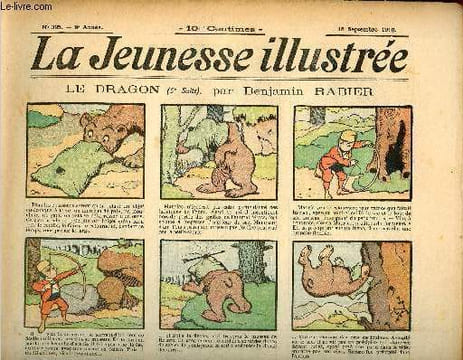 La Jeunesse Illustrée - n° 395 - 18 septembre 1910 - Le chien qui parle par Motet - les deux fiancés par Valvérane - Anne-Marie par Quesnel - L'homme ...