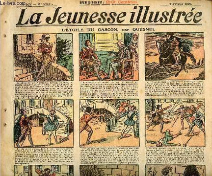 La Jeunesse Illustrée - n° 803 - 2 février 1919 - L'étoile du Gascon par Quesnel - Carmagna le pêcheur - L'argentier de venise par Hallez - Un ...
