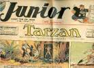 Junior - n° 164 - 18 mai 1939 - Tarzan par H. Foster - la vie de Georges Carpentier et ses secrets par Herring - P'tit Zef poids mouche par Van Buren ...