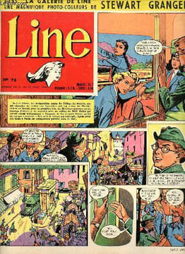 Line - n° 76 - semaine du 23 au 30 août 1956 - Un grand compositeur : Haëndel - Le naufragé mystérieux - .... Collectif