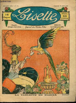 Lisette - n° 54 - 23 juillet 1922 - Mademoiselle Je-sais-bien par Yrondy - Le ballon bleu par Crisenoy - La tablette de Naziba - Le coffret mystérieux ...