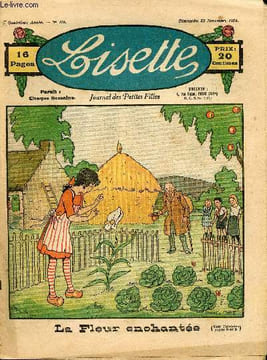 Lisette - n° 176 - 23 novembre 1924 - Leçon de lecture par Le Rallic - L'épreuve par Crisenoy - La fleur enchantée par Motet - Demin par Avril - En ...