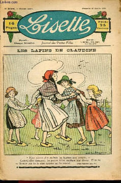 Lisette - n° 238 - 31 janvier 1926 - Les lapins de Claudine par May - Le petite pêcheuse de perles, conte coréen par Cléguer - Le remords par Banjo - ...
