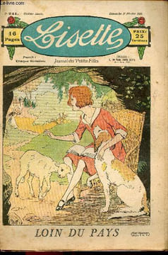 Lisette - n° 241 - 21 février 1926 - Le banc cassé par Dmitrow - L'éventail de clorinde par Sivray - Loin du pays - Pour les pauvres s'il vous plaît ...