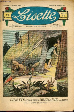 Lisette - n° 377 - 30 septembre 1928 - la journées des barricades par Levesque - Sans soin par Farat - le rouleau de Tennis par Micca - Giroflée et ...