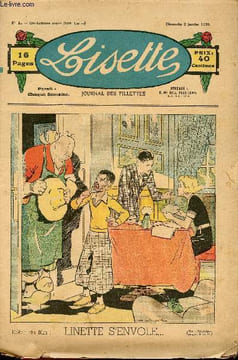 Lisette - Année 1938 - n°1 à 52 - du 2 janvier au 25 décembre 1938 - Une tragique aventure par Jeanne Lebrun - Maritza par Angioux - La maison des ...