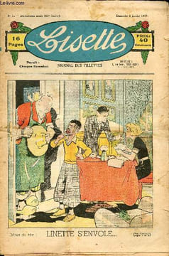 Lisette - Année 1938 - n°1 à 9 + 14 + 16 à 25 + 37 + 43 - du 2 janvier au 23 octobre 1938 - Une tragique aventure par Jeanne Lebrun - Maritza par ...