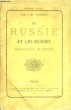 La Russie et les Russes. Indiscrétions de voyage.. TISSOT Victor