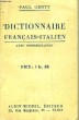 Dictionnaire Français - Italien avec prononciation.. GENTY Paul