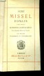 Petit Missel Romain, contenant le Dimanche et la Journée du Chrétien, les Grandes Fêtes de l'année, les Messes de Mariage et d'Enterrement.. COLLECTIF