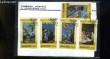 Collection de 5 timbres-poste oblitérés, de Mahra. Reproduction de Tableaux.. TIMBRES-POSTE DES MISSIONS