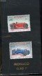 Collection de 2 timbres-poste neufs, de Monaco. Alfa Roméo, 1932 - Bugatti 1931.. TIMBRE-POSTE
