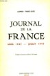 Journal de la France. Mars 1939 - Juillet 1940. FABRE-LUCE Alfred