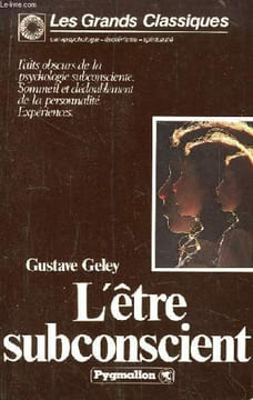 L'Être Subconscient.. GELEY Gustave Dr