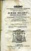 Ordo Divini Officii Recitandi Missaeq, Celebrandae juxta ritum sanctae romane ecclesiae, Alexii Billiet, Episcopi Maurianensis, aquaebellae ...