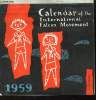 Calendar of the International Falcon Movement. 1959. COLLECTIF
