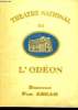 Programme Officiel du Théâtre National de l'Odéon. Vive le Roi, de Louis Verneuil.. THEATRE NATIONAL DE L'ODEON, ABRAM Paul