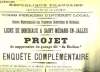 "Affiche du Projet de Suppression du garage dit ""du Haillan"". Le 27 novembre 1925". ARNAULT Ch. (PREFET) - REPUBLIQUE FRANCAIS