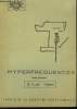 Cours d'Hyperfr&eacute;quences. TOME II : Les Tubes.. PARAVERT