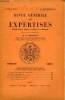 Revue Générale des Expertises. N°18 - 3ème année : Tables générales des matières, du Tome Premier : Années 1930, 1931 et 1932.. MINVIELLE Géo