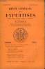 Revue Générale des Expertises. N°19 - 4ème année : Deuxième congrès international d'experts, Bruxelles 15, 16 et 17 oct 1932 (à suivre) .... MINVIELLE ...