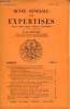 Revue Générale des Expertises. N°21 - 4ème année : Deuxième congrès international d'experts, Bruxelles 15, 16 et 17 oct 1932 (à suivre) .... MINVIELLE ...