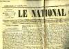 "Journal "" Le National "", du lundi - mardi 1er et 2 avril 1850". CAYLUS Ernest, LOMBARD-MOREL A. & COLLECTIF